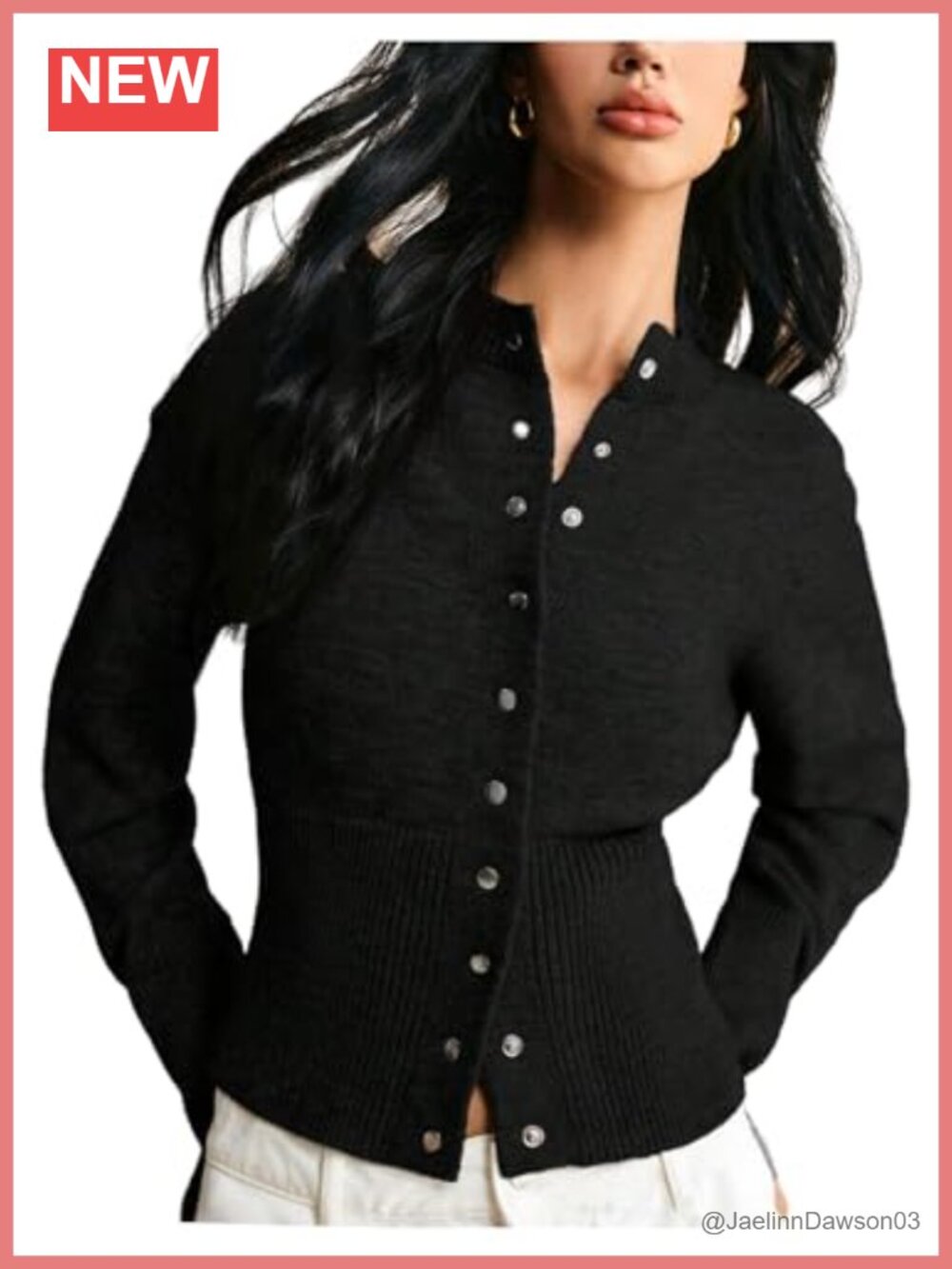 Women's Cinched Waist Cropped Cardigan Sweater Button Up